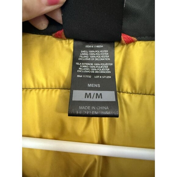 Gerry Bearwood Workwear Puffer Jacket Men M Olive Black Cozy Quilted Comfy - Picture 5 of 10